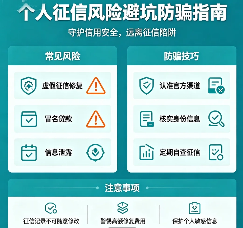 个人征信 常见风险 防骗技巧