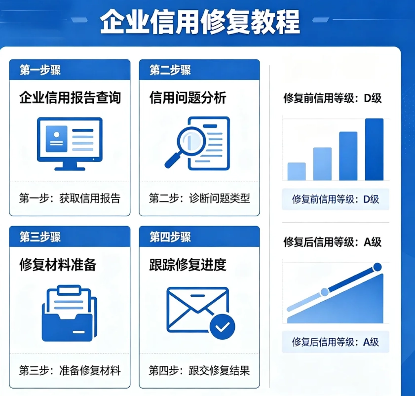 提供企业信用修复教程参考