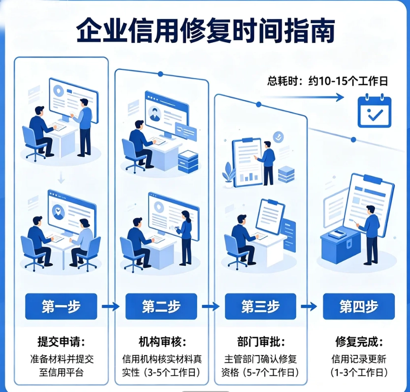 企业信用修复时间指南