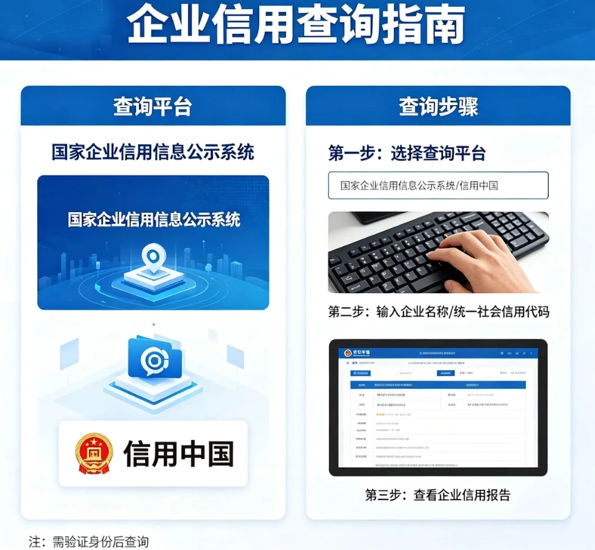 提供企业信用怎么查询 国家企业信用信息公示系统 信用中国查询方法