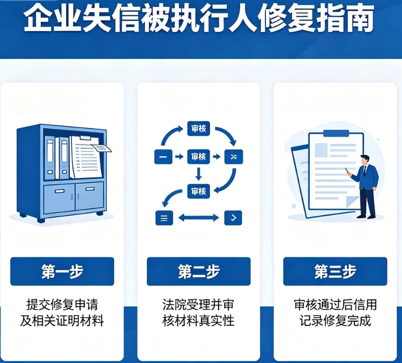 企业失信被执行人修复