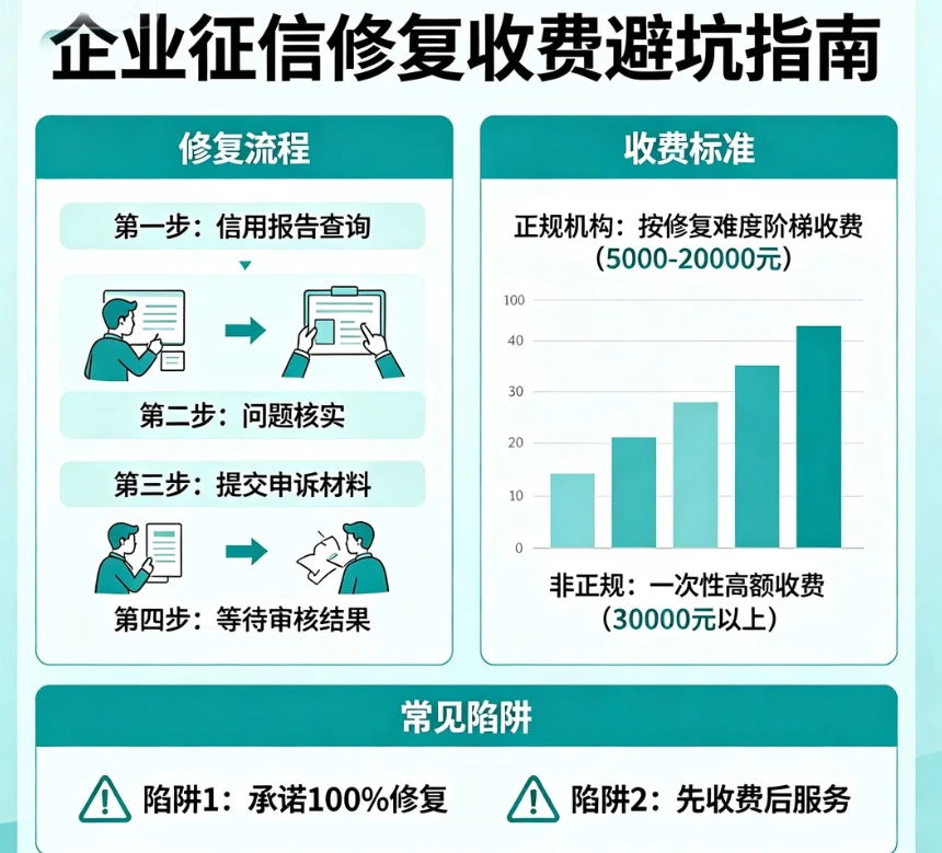 企业征信修复收费避坑