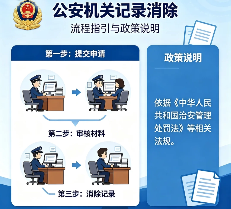 公安机关记录消除｜公安内网违法、犯罪记录删除法定条件，分清消除与封存