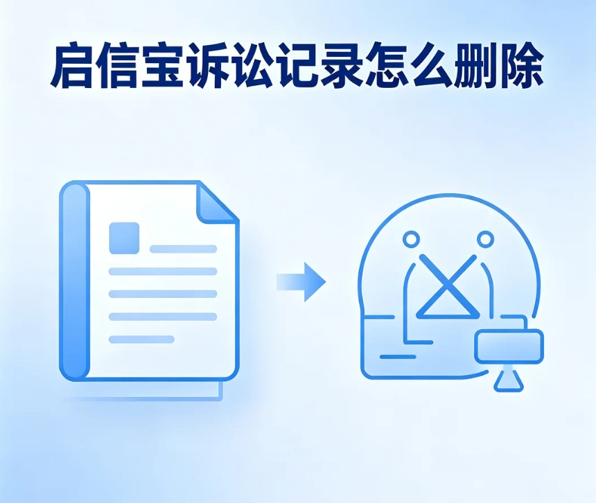启信宝诉讼记录怎么删除？申诉入口、材料、审核周期、驳回解决方案