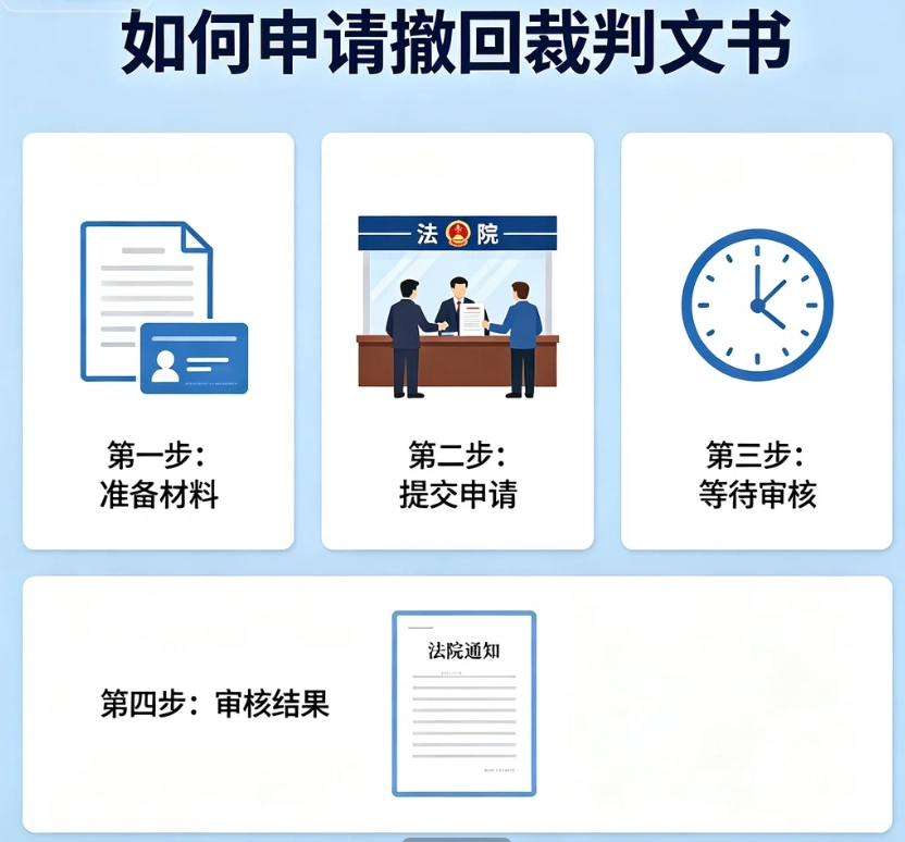 如何申请撤回裁判文书网上公开？裁判文书外网下架正规申请步骤
