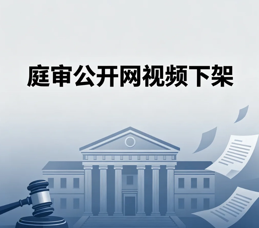 庭审公开网视频下架｜中国庭审公开网录像撤回官方流程、申请材料