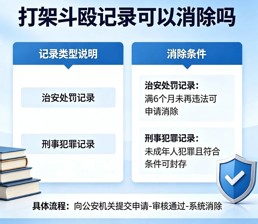 打架斗殴记录可以消除吗 1