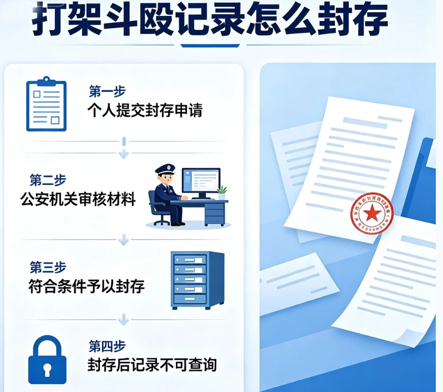 打架斗殴记录怎么封存？治安处罚与刑事案底封存条件、流程详解