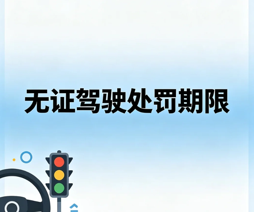 无证驾驶处罚期限｜追诉时效、缴款期限、复议诉讼时限全面汇总