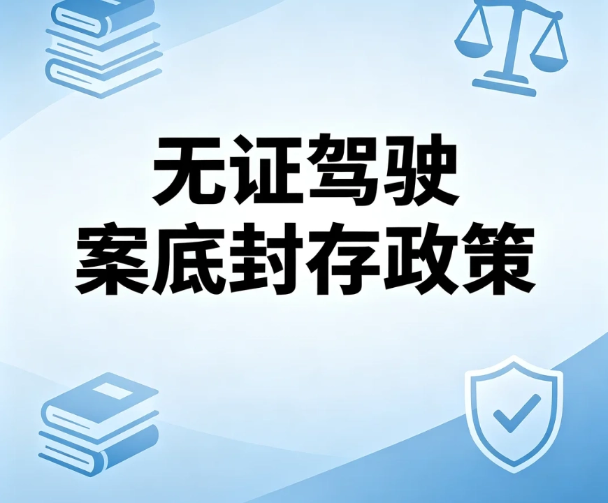 无证驾驶案底封存政策｜刑事记录与交通行政处罚封存规则区分解读