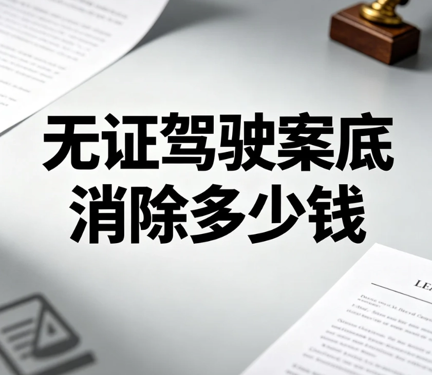 无证驾驶案底消除多少钱？花钱消违法记录是骗局｜合法维权费用说明
