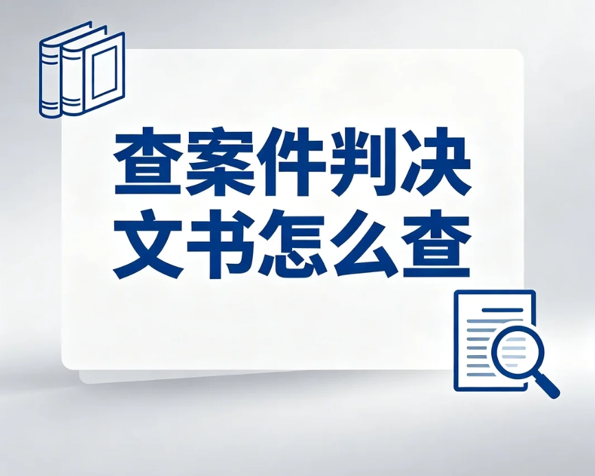 案件判决书官方查询渠道｜中国裁判文书网操作指南｜外网查不到判决书如何调取原件