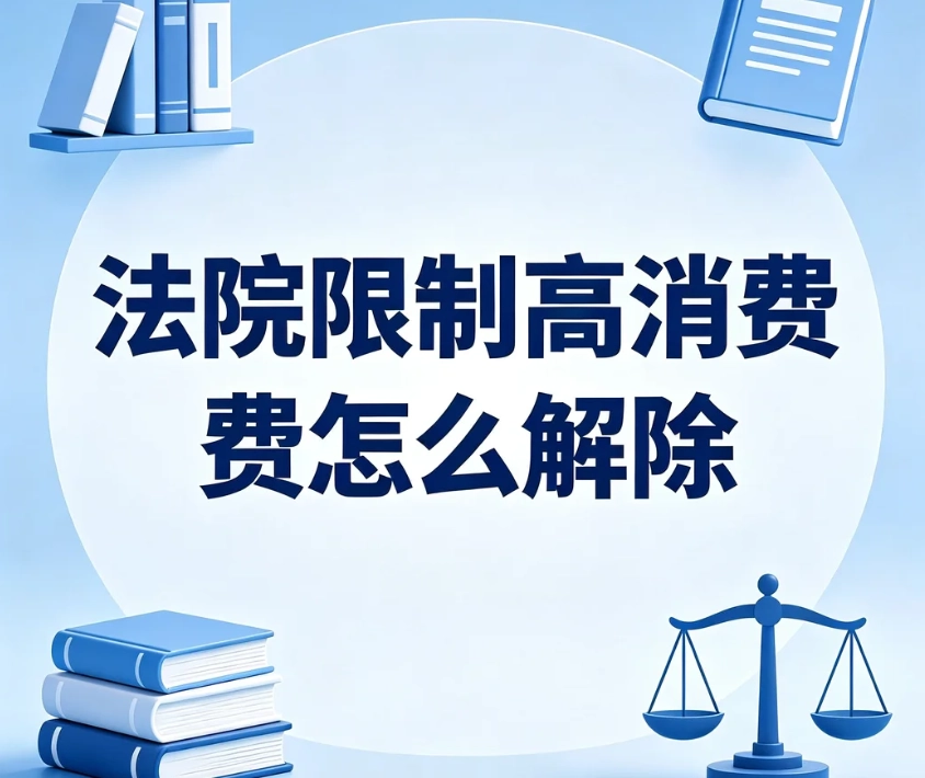 限制高消费怎么解除｜限高令解除法定条件、完整流程、材料清单、限高与失信区分