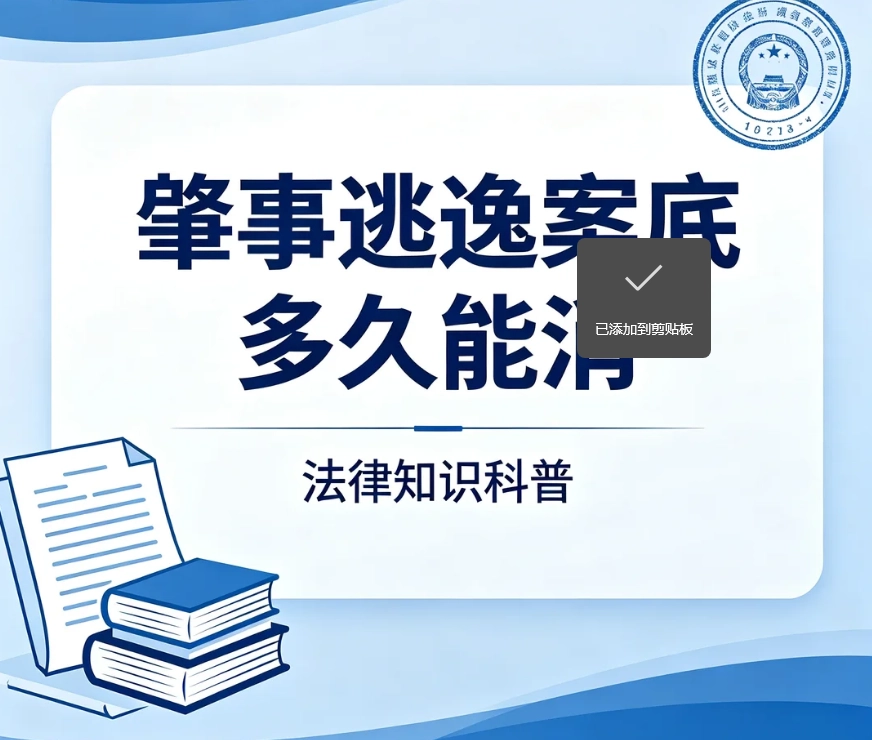 大部分肇事逃逸案底不能消除