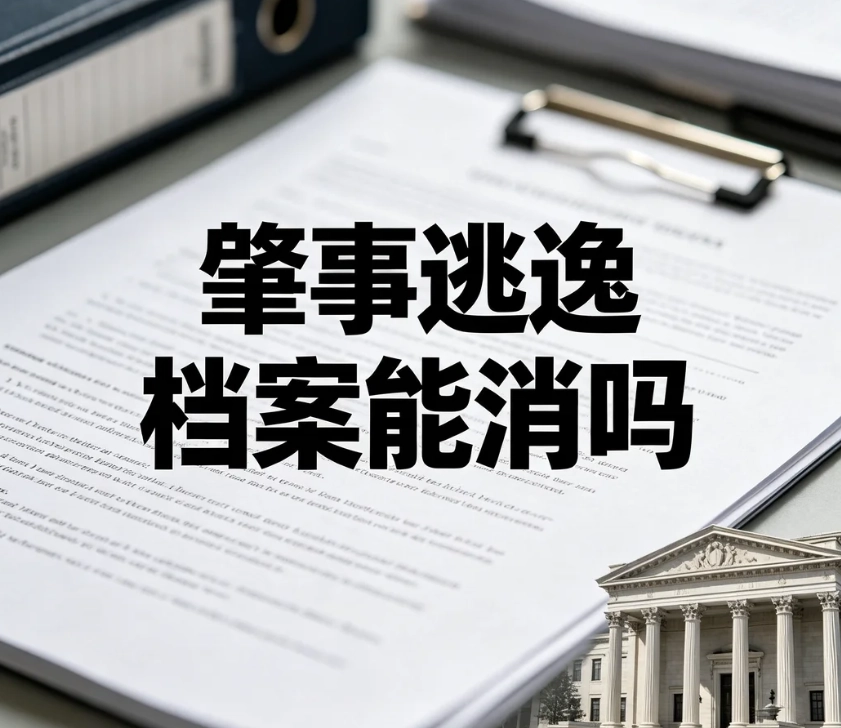 肇事逃逸档案能消吗？行政违法档案与交通肇事罪刑事档案留存政策完整解读