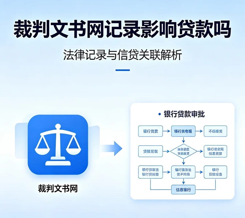裁判文书网记录影响贷款吗？民事诉讼判决书对房贷、信贷审批影响详解