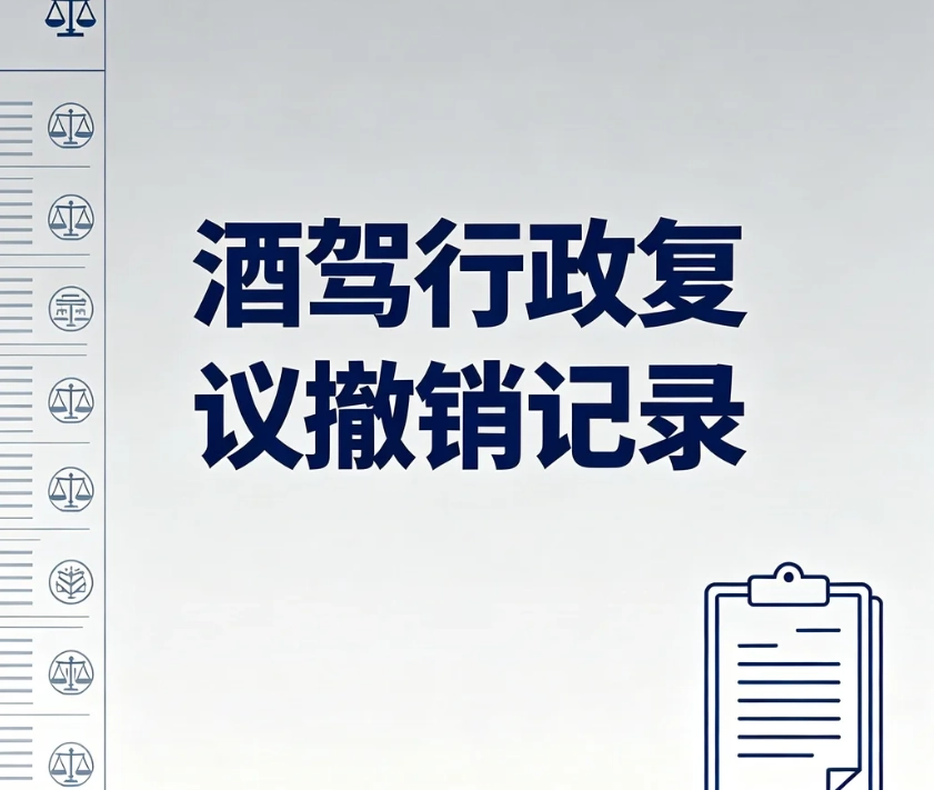 酒驾行政复议撤销记录｜成功撤销酒驾行政处罚完整流程、合法理由与时限