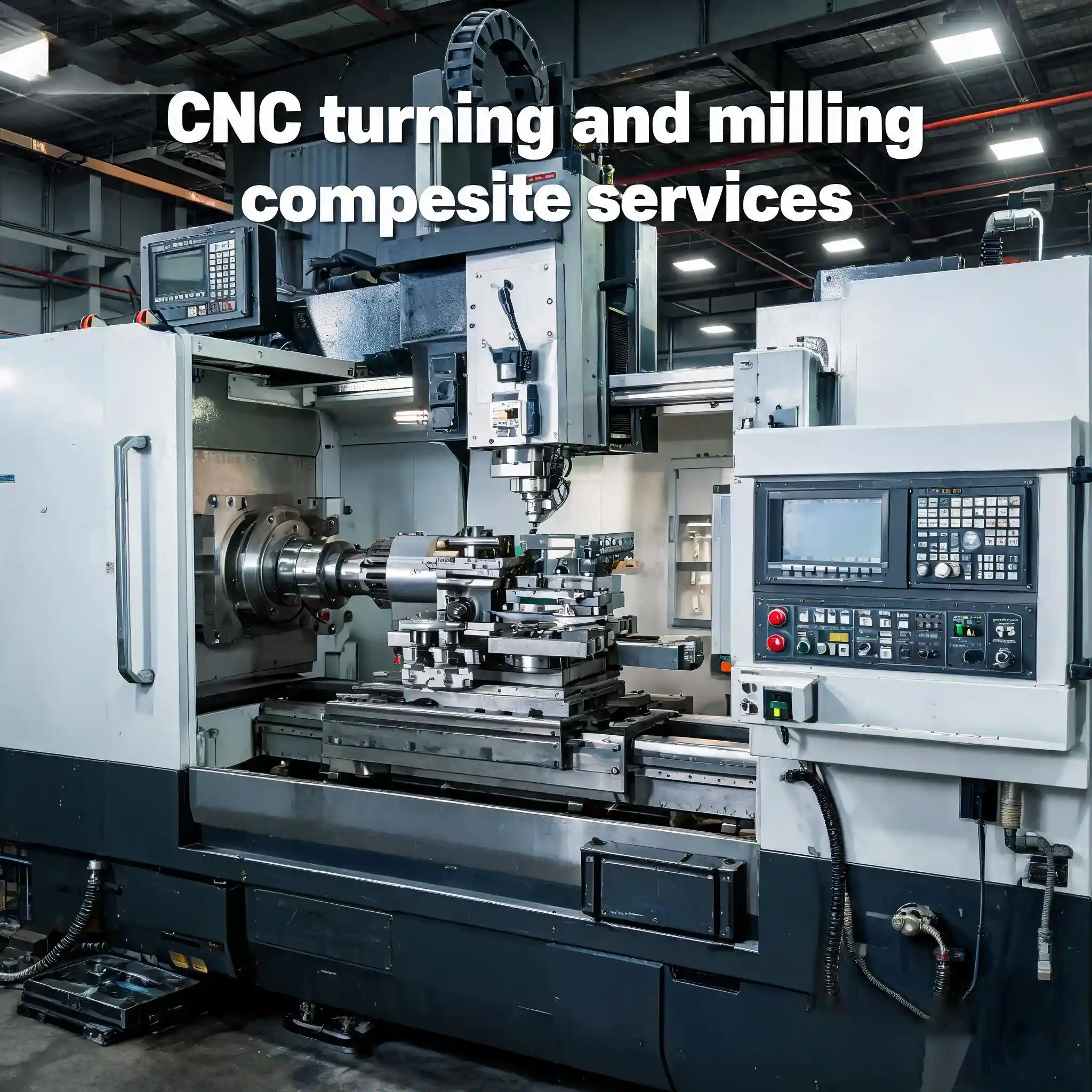 CNC turning and milling composite services for one‑stop complex precision metal prototype component manufacturing