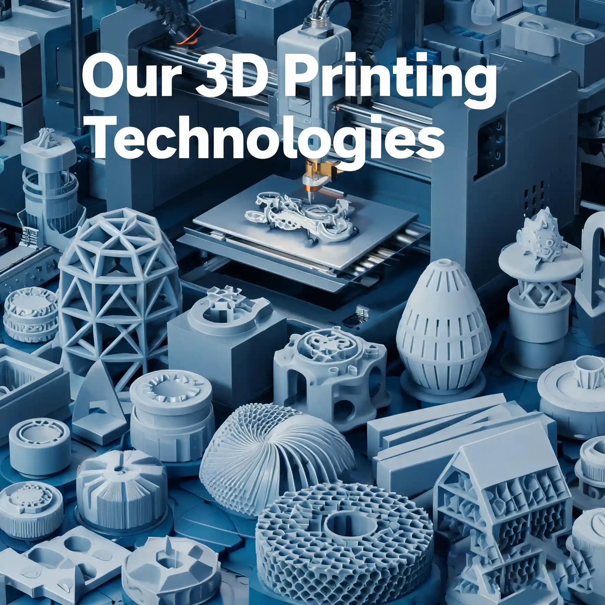 Our 3D printing technologies, custom additive manufacturing prototype and production parts