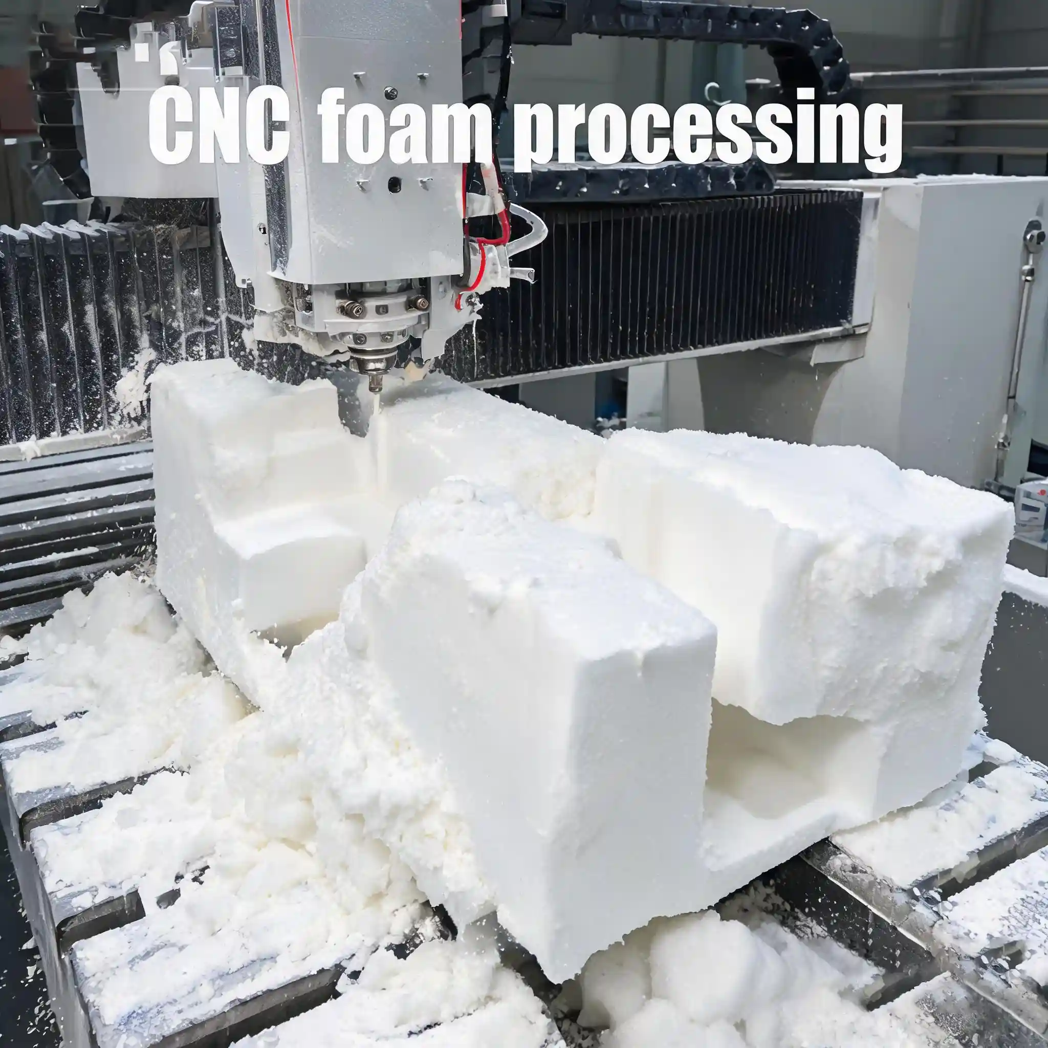 CNC foam processing, custom precision foam machined prototype parts