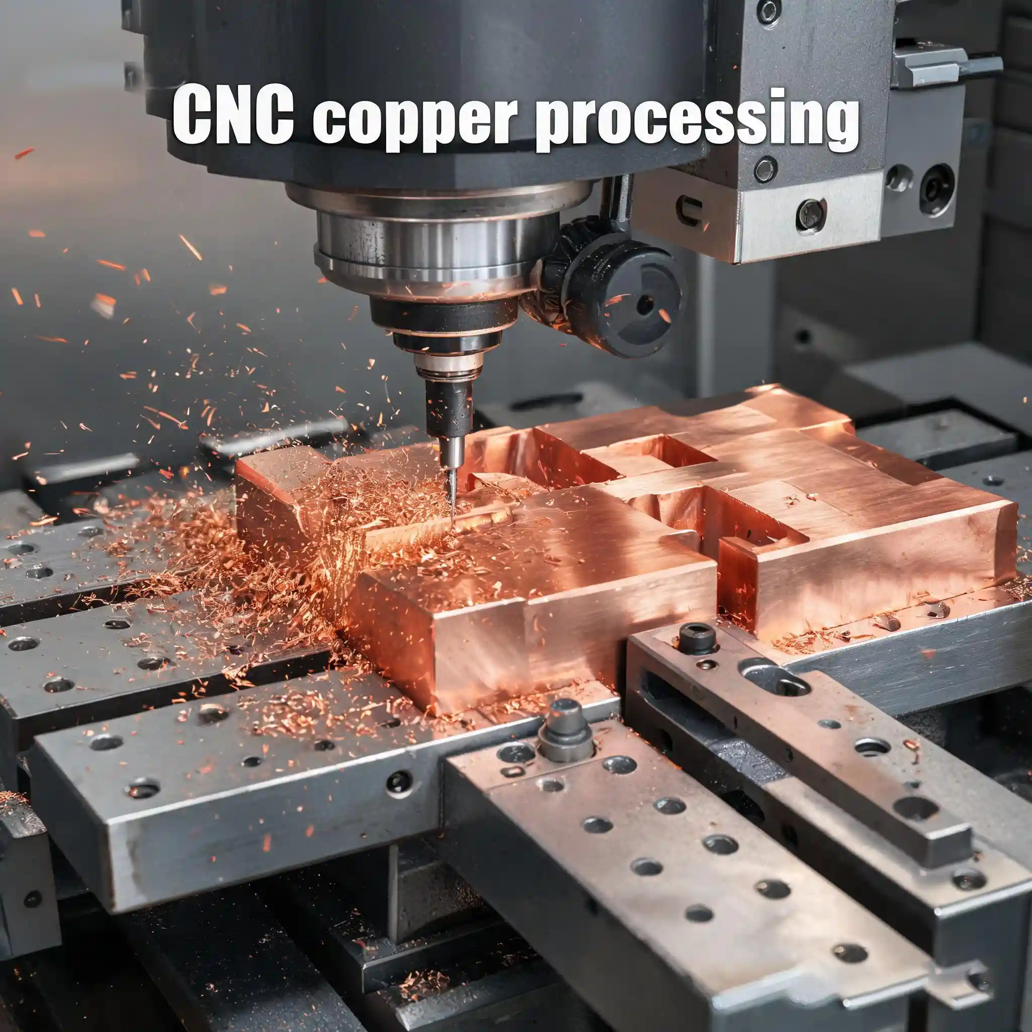 CNC copper processing, custom precision copper machined prototype parts