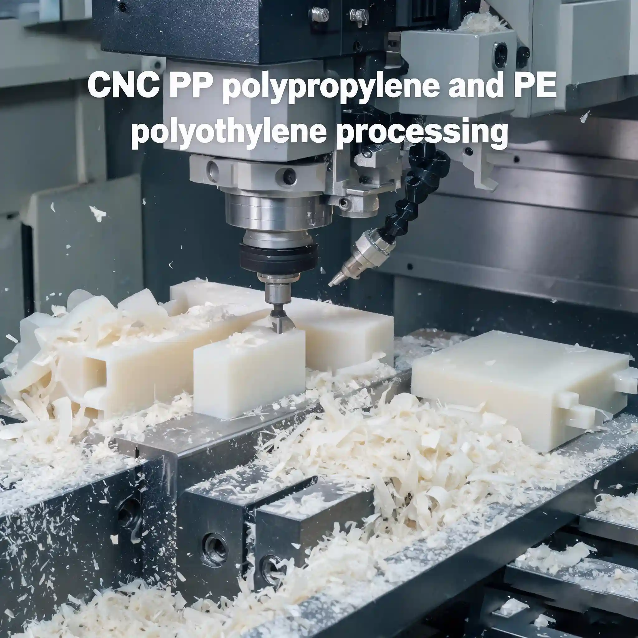 CNC PP polypropylene and PE polyethylene processing, custom plastic machined prototype parts